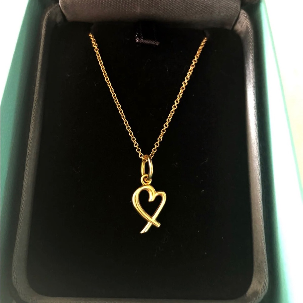 Tiffany & Co 18k Loving Heart Necklace